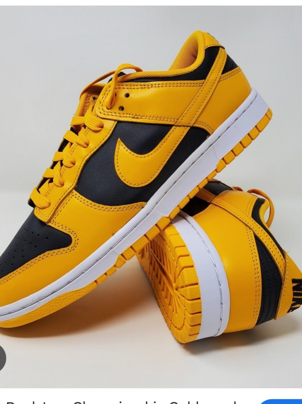 Nike Dunk Low “Championship Goldenrod” Sneakers Size Mens 8 Euro 41